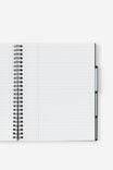 A5 Spiralbound Subject Notebook, PEACHY RETRO - example image 2