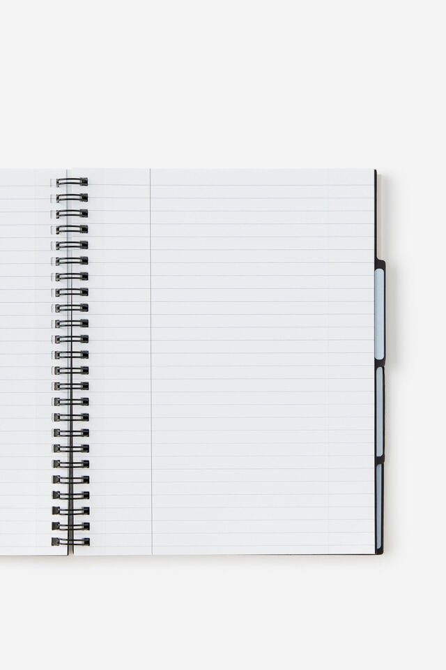 A5 Spiralbound Subject Notebook, PEACHY RETRO