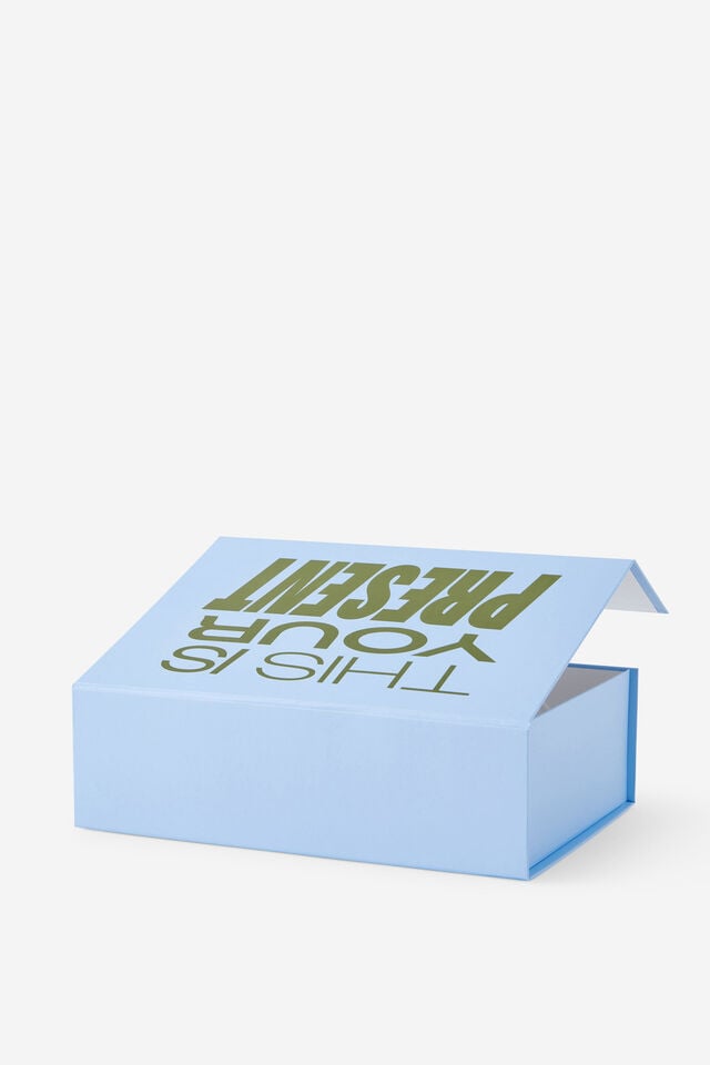 Large Magnetic Flat Pack Box, BLUE SKIES THIS IS YOUR GIFT