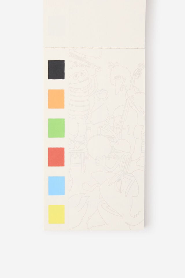 Premium Mini Watercolour Paintpad, LCN SES SESAME STREET