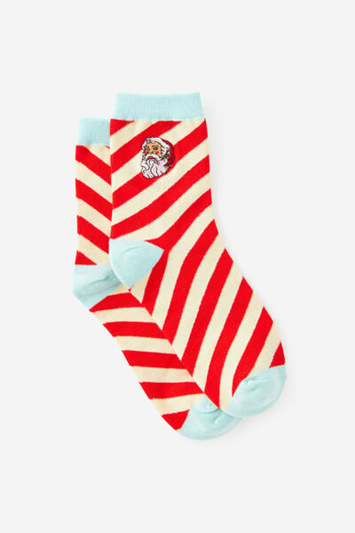 Christmas Crew Socks, SANTA SAW THAT