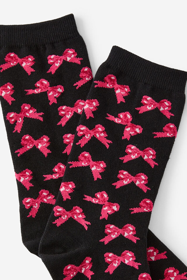 Socks, BLACK BOW YDG