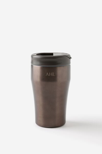 Personalised Loft Commuter Cup 350Ml, METALLIC COYOTE