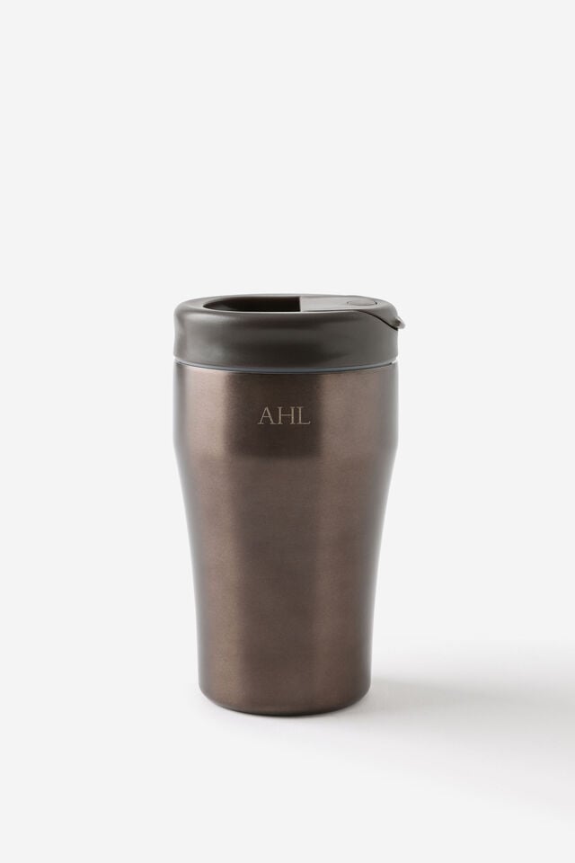Personalised Loft Commuter Cup 350Ml, METALLIC COYOTE