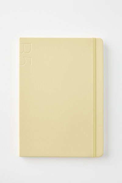 B5 Hard Cover Lined Notebook, LIMONCELLO