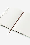 Personalised A5 Hard Lined Notetaker Notebook, MINTY ESPRESSO - example image 3