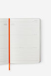 2027 A5 Weekly On Schedule Diary, CHROME LAVA RED - example image 2