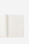 A6 Riley Lined Notebook, ECRU RED LIPS - alternate image 2