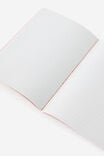 A5 Penpal Notebook, STRAWBERRY MILK LAVA RED - example image 3
