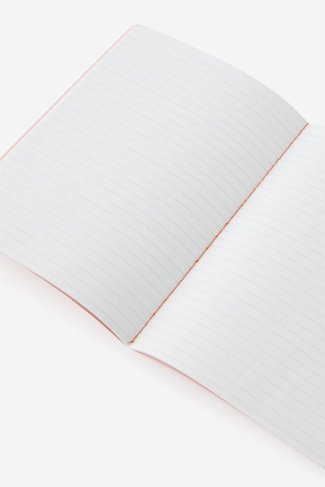 A5 Penpal Notebook, STRAWBERRY MILK LAVA RED