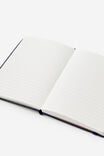 B6 Hard Lined Notetaker Notebook, DEEP SPACE - example image 3
