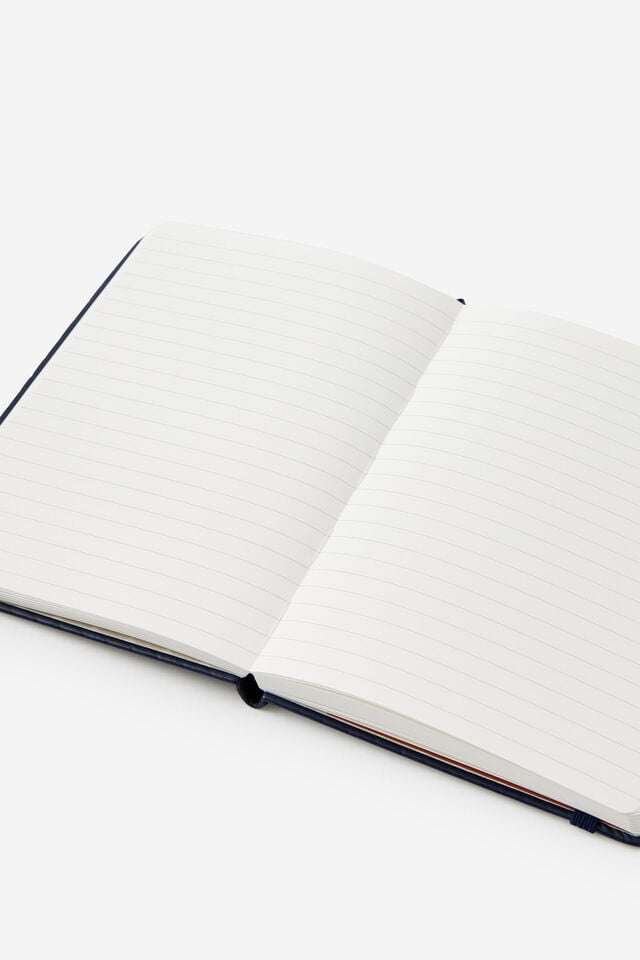B6 Hard Lined Notetaker Notebook, DEEP SPACE