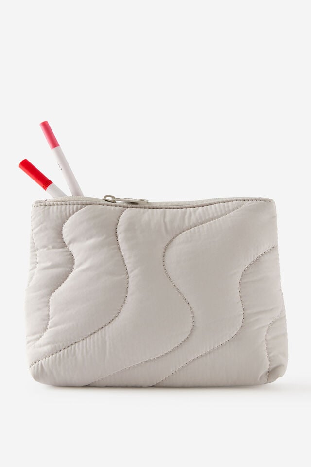 Quilted Pencil Case, RIVER GUM