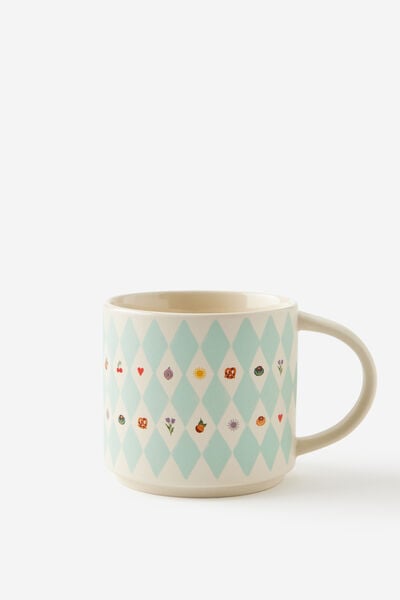 Everyday Mug, MINTY HARLEQUIN