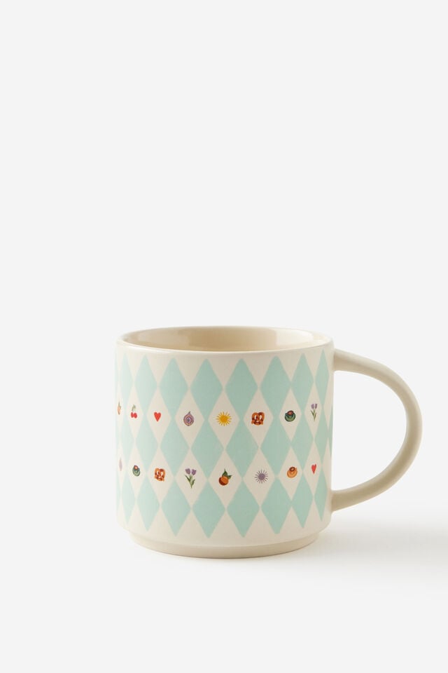 Everyday Mug, MINTY HARLEQUIN