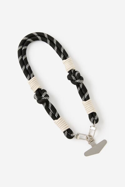 Lanyard Carry Strap, BLACK/RIVER GUM