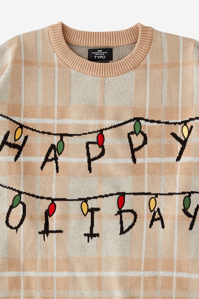 Christmas Jumper, LCN NET STRANGER THINGS HAPPY HOLIDAYS