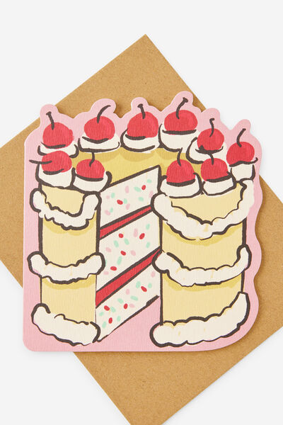 Premium Nice Card 2.0, SHAPED CAKE