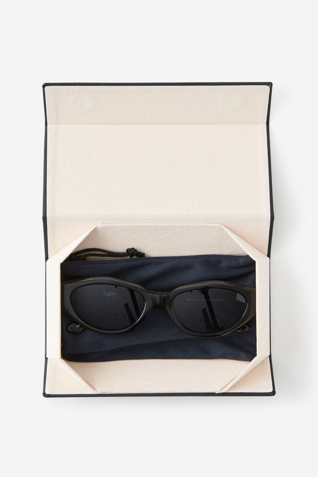 Reflection Sunglasses, BLACK