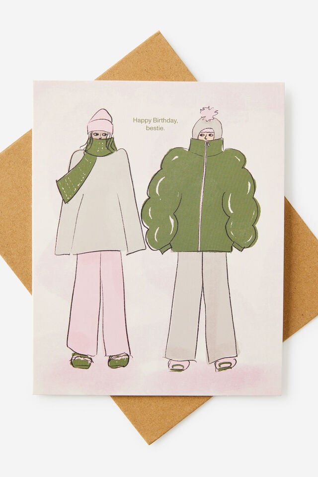 Nice Birthday Card 2.0, WINTER BESTIE