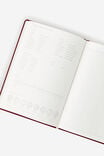 2026 A5 Weekly Hard Metro Diary, Cabernet - alternate image 4