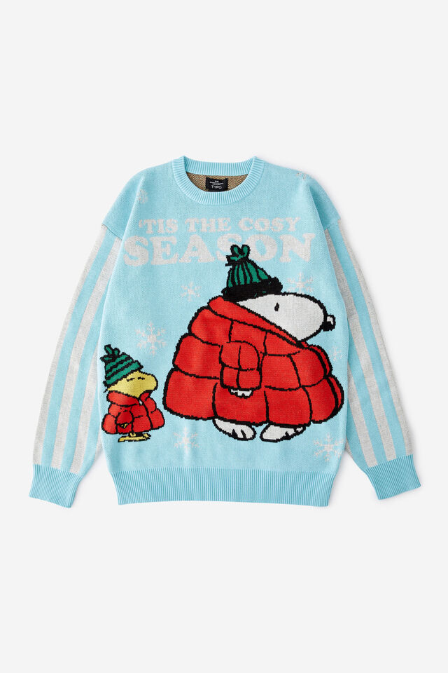 Snoopy Christmas Jumper, LCN PEA SNOOPY & WOODSTOCK