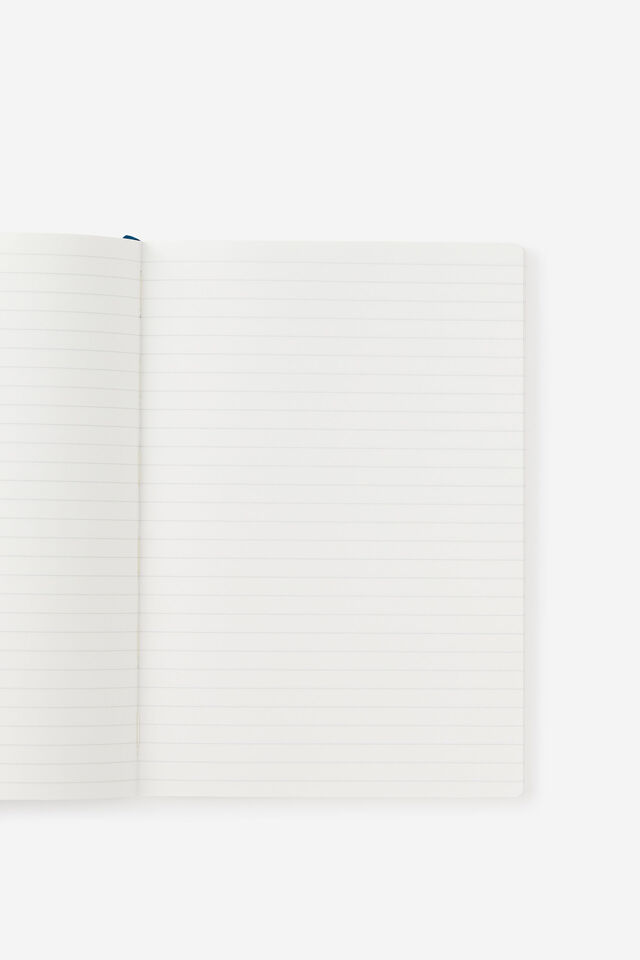 Personalised A5 Soft Cover Lined Notebook, NORTH SEA