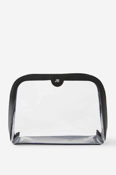 Personalised Large Makeup Case, BLACK