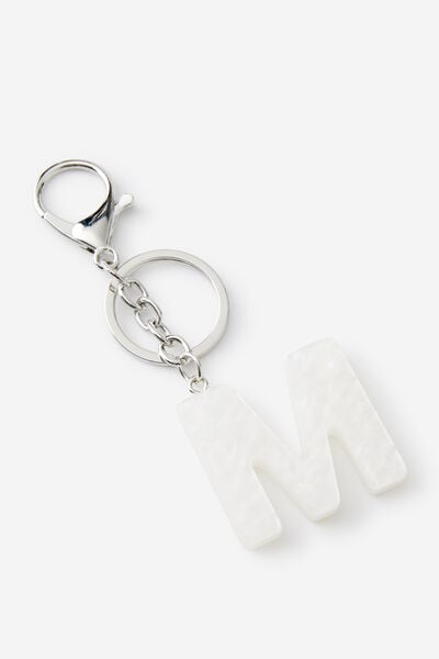 Alpha Keyrings, M / MOTHER OF PEARL