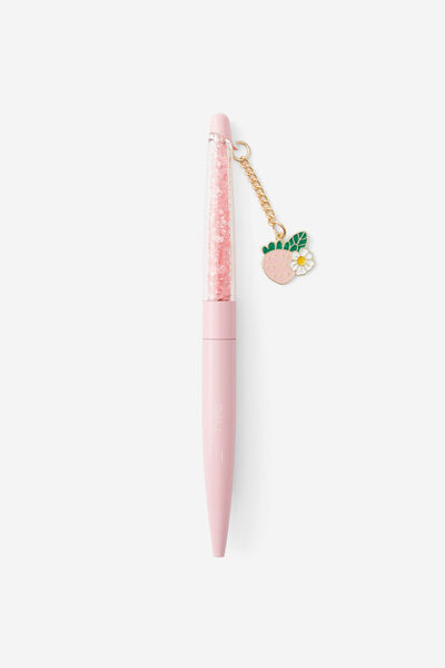 Charm Pen, PINK STRAWBERRY