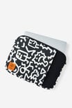 Doodle Boy Campus 14 Inch Laptop Case, LCN DOODLE BOY / BLACK & WHITE - alternate image 2