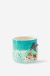 Midi Shaped Planter, LITTLE WORLD AQUAMARINE - alternate image 2