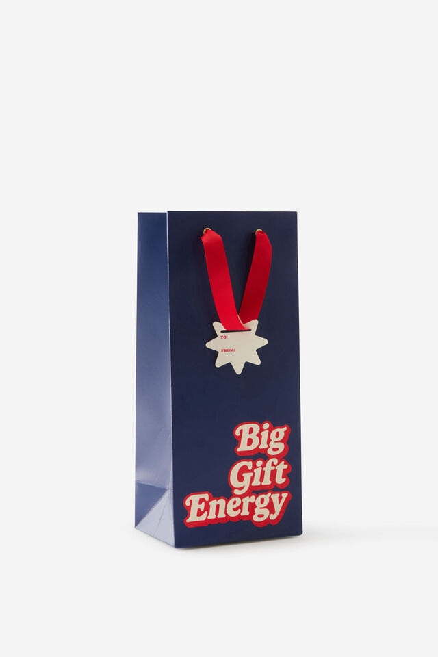Premium Gift Bag - Slim, BIG GIFT ENERGY