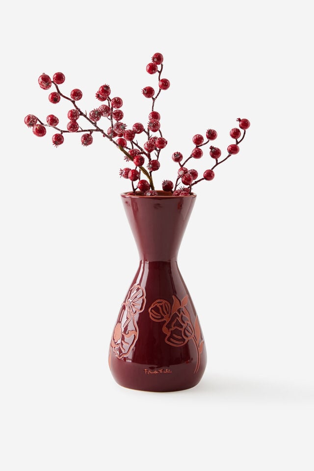 Frida Kahlo Vase Large, LCN FRK FRIDA KAHLO