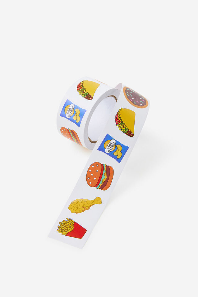 Roll Of Stickers, FAST FOOD