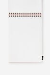 Personalised A4 Spiral Sketch Book, BLOSSOM PINK - alternate image 2