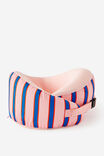 Wrap Around Travel Pillow, SUMMER STRIPE PINK - example image 1