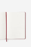 Personalised B5 Hard Cover Lined Notebook, CABERNET - example image 2