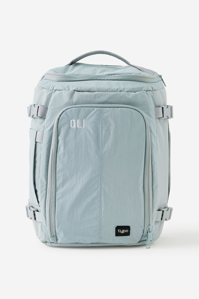 Personalised Carry All Backpack, SEA MIST