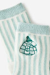 Christmas Slipper Sock, LCN PEA SNOOPY JACKET - alternate image 2