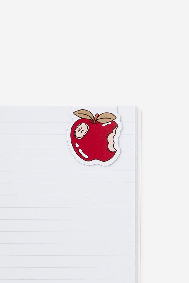 Magnetic Bookmarks 4Pk, APPLES