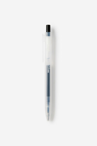Smoothline Gel Pen, BLACK