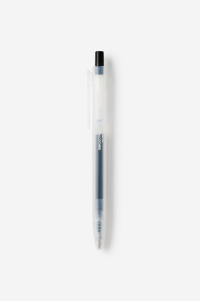 Smoothline Gel Pen, BLACK