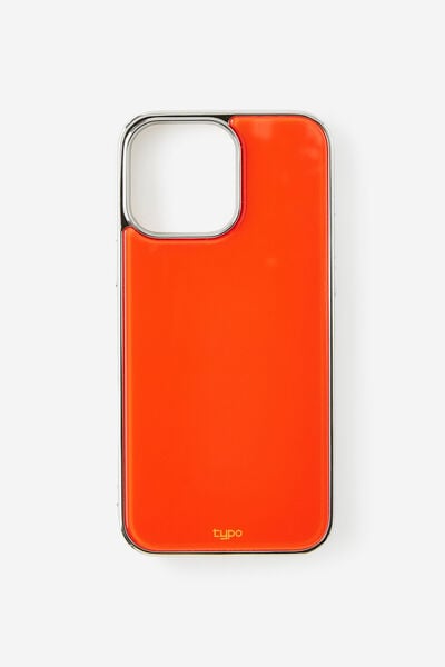 Bubble Phone Case Iphone 16 Pro Max, LAVA RED CHROME