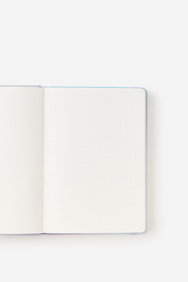 Metro B6 Hard Dot Notebook, Diffusion Silver Lilac