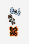 Lcn Iron On Patches 3Pk, LCN DOO DOODLE BOY ALIENS - alternate image 2