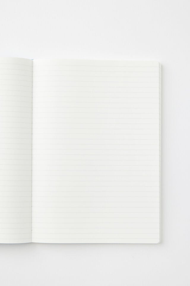 B5 Soft Cover Lined Notebook, BLUE SKIES