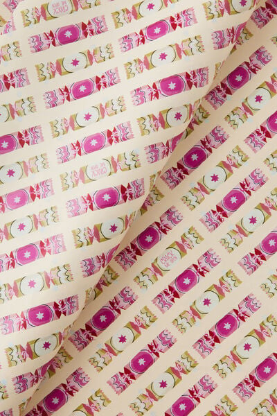 30M Christmas Wrapping Paper Roll, CRACKER CHRISTMAS