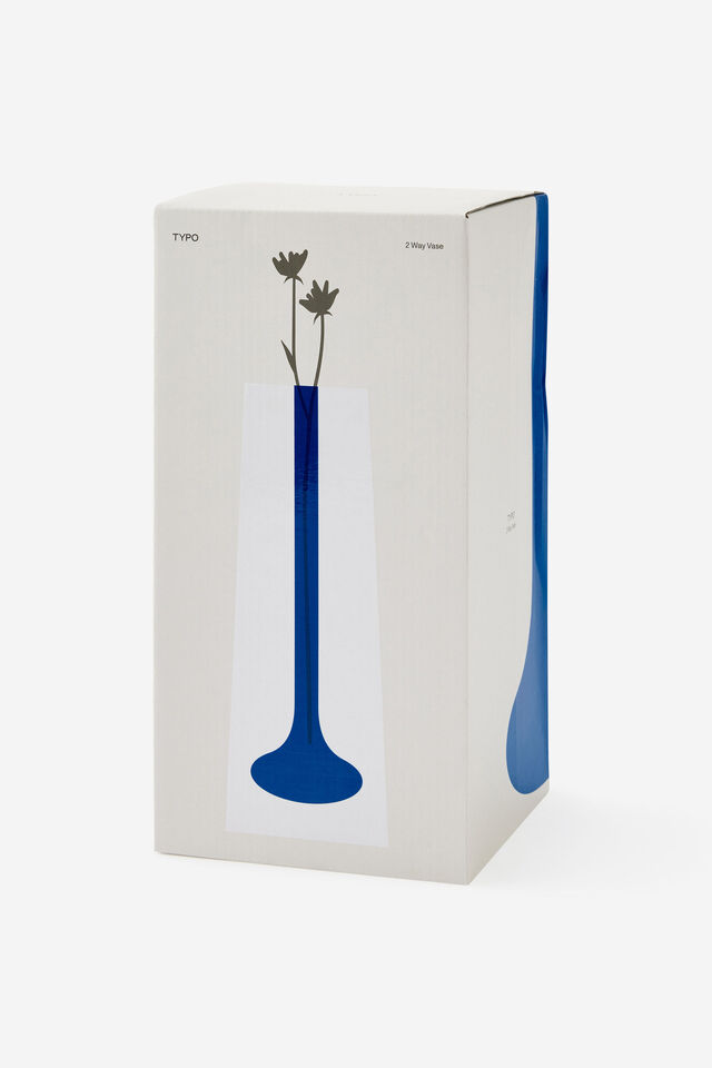 2 Way Vase, BLUE
