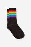 RAINBOW STRIP BLACK